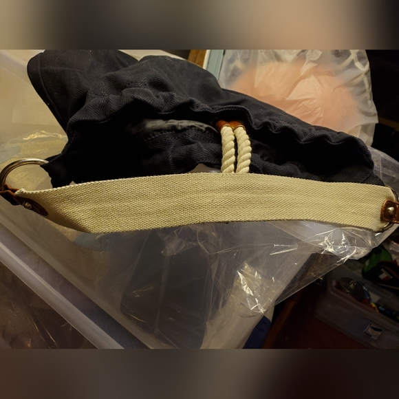 American eagle outfitters casual black canvas bag - Picture 11 of 13